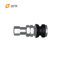 Valve de pneu tubeless pour moto DFK, en acier inoxydable/laiton, ajustement universel, certifiée ISO9001, personnalisable OEM/ODM, voitures, motos