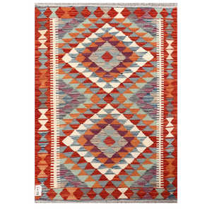 พรมกิลิมไมมาณา อัฟกานิสถาน ขนาด 112 x 87 ซม. สำหรับตกแต่งผนัง - Product Image 1