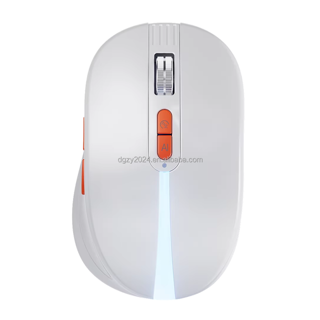 Mini Ergonomic USB/BT LED Backlit LED 3D Style Mac/Desktops Right Hand Silent Battery DeepSeek AI Portable Wireless 2.4G Mouse