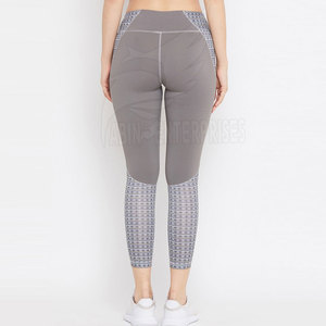Trending Womens Summer Knitted Activewear Mid Waist Fitness <b>Leggings</b> Breathable Comfortable Stretch Wholesale - Product Image 4