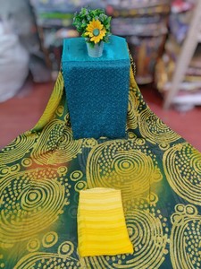 Tela de Algodón Dirac de Calidad Superior con Estampados Florales y Lisos para Vestidos de Fiesta y Bodas para Niñas - Product Image 4