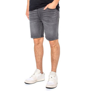 Gris délavé été hommes Stretch Short Jeans mode décontracté Slim Fit haute qualité élastique Denim Super Stretch Denim Shorts - Product Image 3