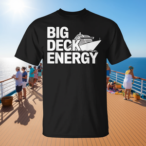 Camiseta Polo Big Deck Energy Cruise Ship Vacation - Camiseta Promocional para Vacacionistas - Product Image 3