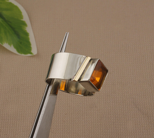 Wholesale 925 Sterling Silver Handmade Bezel Setting <b>Fidget</b> Spinner <b>Ring</b> Red Garnet Gemstone Vintage Wedding Party Flower Design - Product Image 4