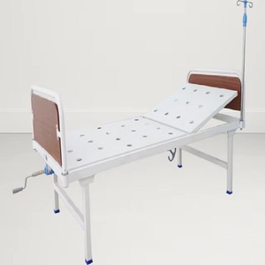 เตียงกึ่งฟาวเลอร์ผ่าตัดเตียงโรงพยาบาลแบบแมนนวลสำหรับผู้ป่วยความสะดวกสบายพร้อมส่งออกคุณภาพและราคา - Product Image 3