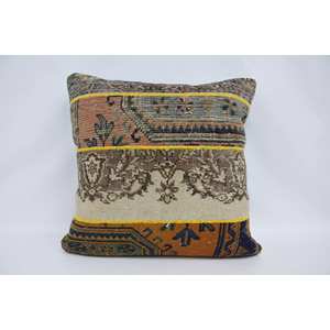 Bohemian Kantha Patchwork Wool Pillow 28x28 Inch Beige Silk Floral <b>Vintage</b> Print Portable for <b>Bedding</b> & Floor Use for Christmas - Product Image 1