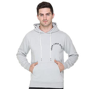 Nueva ropa de calle de algodón sólido con logotipo personalizado de alta calidad, ajuste relajado, sudaderas gruesas pesadas de gran tamaño, sudaderas con capucha básicas lanzadas en la nueva temporada - Product Image 1