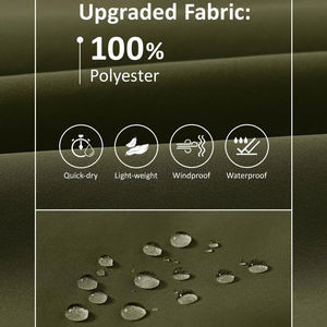 Chaqueta Cortavientos Ligera Informal para Hombre con Logotipo Personalizado al por Mayor, Chaqueta Bomber Impermeable con Cremallera y Bolsillos para Hombre - Product Image 6