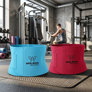 Premium Neoprene Gym Waist Trimmer <b>Belt</b> for Weight Lifting Core Stability Training Running <b>Exercise</b> Everyday Workout Comfortable - Product Image 5