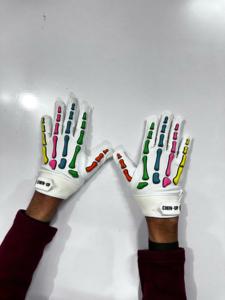 Gants de football américain personnalisés de marque Gants de réception de football résistants à l'usure pour adulte Service OEM avec fonction collante - Product Image 2