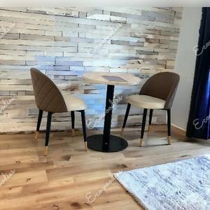 Meubles d'extérieur confortables, table basse carrée et chaise de patio, chaise carrée pour restaurant - Product Image 5