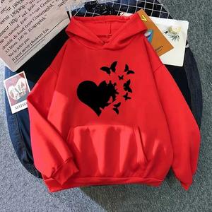 Personalizar diseño elegante sudaderas con capucha impresas nuevas sudaderas con capucha transpirables casuales para mujer 100% algodón orgánico al por mayor pulóver - Product Image 1