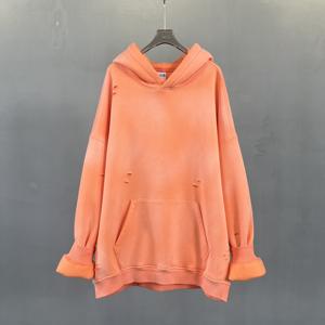 Sweat à capuche personnalisé lavé à l'acide pour hommes Fabricant de sweat à capuche et sweat-shirt à capuche en éponge française lavé à l'acide lourd - Product Image 2