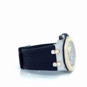 Montre en moissanite de qualité supérieure à prix d'usine, montre en moissanite DEF sertie de diamants - Product Image 4