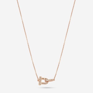 Collier géométrique en argent 92,5 avec sertissage en or 14 carats, plusieurs options de chaînes - Product Image 1