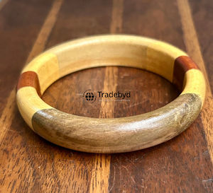 Brazaletes de madera ligeros para mujer Joyería clásica hecha a mano al por mayor por Tradebyd - Product Image 3