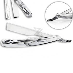 Maquinilla de afeitar recta superventas con mango de madera duradero y hoja de acero inoxidable MOQ bajo producto de etiqueta privada - Product Image 3