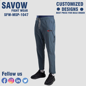 <b>Men</b> Elastic Waist Chino <b>Trousers</b> <b>Pull</b> <b>On</b> Style with Slim Leg and Back Welt Pocket Comfortable Smart Casual Pants for Travel Work - Product Image 5