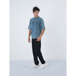 T-shirts imprimés à col rond et manches courtes pour hommes PERLITA, motif graphique DS, coupe classique, extensible, respirant, jersey en coton/fibre de bambou - Product Image 3