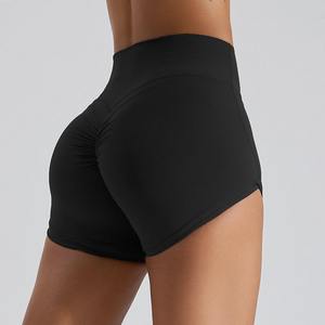 Shorts de sport pour femmes, leggings courts pour soulever les fesses, shorts de course unis, shorts de yoga extensibles pour femmes - Product Image 4