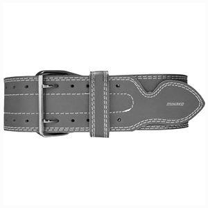 Vente chaude en cuir de vachette Gym ceinture d'haltérophilie Double broche boucle Powerlifting sueur ceinture Fitness équipement de sécurité - Product Image 5