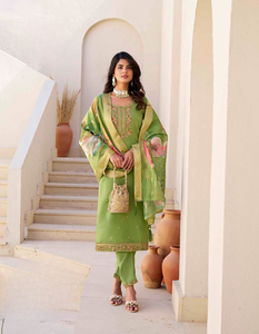 เรือใบหนาสง่างามภายใน Salwar Kameez สำหรับงานปาร์ตี้เสื้อผ้าอินเดียและปากีสถาน - Product Image 6