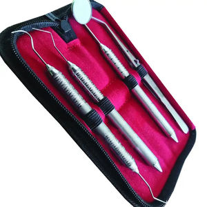 Dogmatic International High Quality Manual Dental Basic Examination Kit Diamond <b>Sand</b> Coated Diagnostic Instruments Stainless - Product Image 5