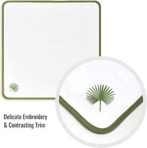 Servilletas de cena de algodón 100% de estilo moderno Bordes bordados hechos a mano personalizables 40x40cm para uso en el hogar y restaurante - Product Image 6