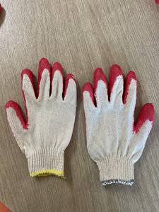 Gants de travail de sécurité enduits de caoutchouc vietnamien anti-coupure anti-dérapant semi-revêtement réutilisable Latex coton tricot Protection jardin - Product Image 6