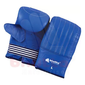 BHUTTA ENTERPRISES Martial Art Bag Set Grappling Punching Mitt & Boxing Gloves Genuine Leather Customizable Size & Design - Product Image 2