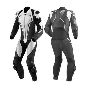 Traje de Motociclista de Cuero Personalizado, Elegante, Duradero y Cómodo para Pilotos de Competición, Ropa Deportiva, Trajes de Carreras de Motociclismo - Product Image 4