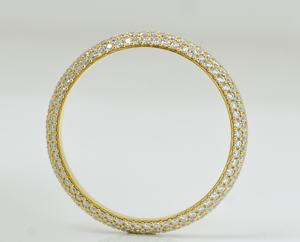 Lujo 41mm VVS Moissanite Reloj de acero inoxidable Bisel Diamond Iced Out Dial con banda de moda para piezas de relojes de moda - Product Image 4