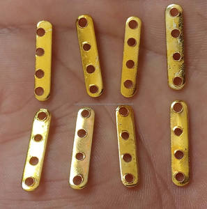 Bijoux de charme en forme de pièce de monnaie en laiton plaqué or grande usine pour la fabrication de bijoux - Product Image 3