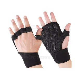 Gants de sport unisexes à lacets, durables et antidérapants, pour la musculation et l'entraînement, vente en gros - Product Image 2