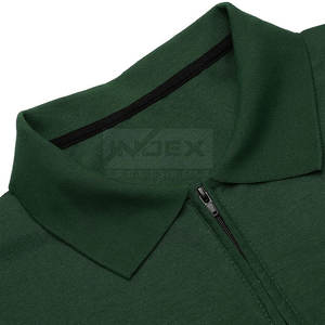 Vente en gros OEM polos de golf à motif uni en coton à séchage rapide pour hommes avec logo personnalisé manches courtes grande taille - Product Image 3