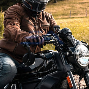 Nouveauté ENROBE APPAREL Veste de moto en cuir pour homme à manches longues, respirante, pour usage extérieur, hiver, prix bas en ligne, best-seller - Product Image 4