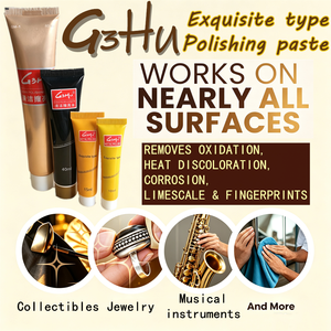 <span class=keywords><strong>Pâte</strong></span> de nettoyage et de polissage de précision pour objets métalliques délicats, bijoux, argenterie, montres, laiton, cuivre, étain, ornements, antiquités - Product Image 2