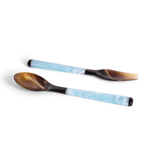 Juego de Cubiertos Modernos con Mango de Resina y Cuerno Blanco, Apto para Uso Doméstico y Fiestas, Hecho en India - Product Image 6