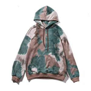 Sudadera con capucha de talla grande para hombre de Color personalizado transpirable de lana lavada con ácido de peso pesado de invierno - Product Image 4