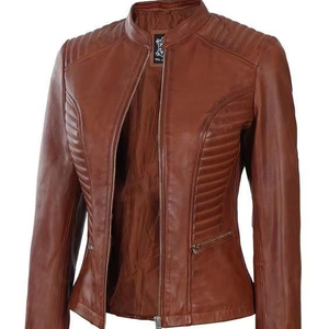 Vestes en cuir véritable de haute qualité: une durabilité de base de mode classique élégance élégante intemporelle mode mat brillant - Product Image 1