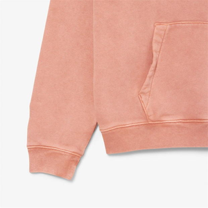 Sudadera con capucha unisex con logotipo personalizado Sudadera con capucha informal de color liso para hombre sin cremallera Sudadera con capucha de lana de gran tamaño con bolsillos delanteros - Product Image 3