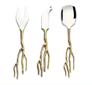 Épandeur de beurre à dessert en acier inoxydable avec poignée en résine, épandeur de confiture, épandeur de fromage, ensemble de couverts de vaisselle - Product Image 2