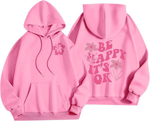 Meilleur nouveau pull-over à capuche oversize pour hommes, logo personnalisé, polaire respirante, taille XS, bouffée d'hiver, vêtements vierges à la mode - Product Image 1