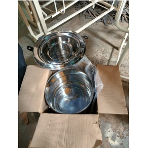 Tambor de tocador de hospital de acero inoxidable de alta calidad con tapa de bloqueo para instrumentos quirúrgicos disponible a un precio asequible - Product Image 2