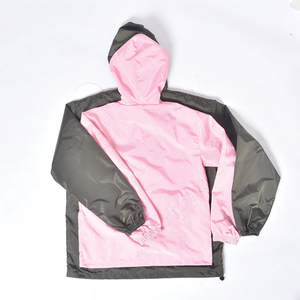 Dernier modèle Vente en gros d'usine Veste unisexe avec logo personnalisé Coupe-vent à capuche zippé Veste d'extérieur légère pour hommes et femmes - Product Image 1