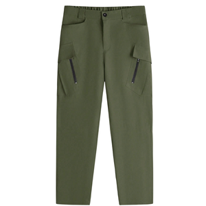 <b>Mens</b> Outdoor <b>Cargo</b> <b>Pants</b> Lightweight Utility Work Trousers Multi Pocket Casual Straight Fit Durable Travel Daily Wear <b>Green</b> - Product Image 3