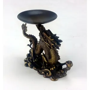 Bougeoir minimaliste en forme de tube carré Bougeoir en métal Finition antique Bougeoir en métal pour cadeaux grand grossiste - Product Image 1