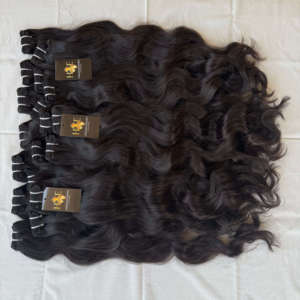 Paquetes de cabello virgen indio al por mayor, paquetes de cabello humano natural con ondas profundas, paquetes de cabello de visón crudo. - Product Image 6