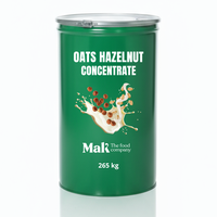 Bebida Vegetal Concentrada de Avena con Sabor a Avellana, 65 Brix, en Lata, Origen España, MAKFOODCOMPANY, 265 kg, Modelo 560010