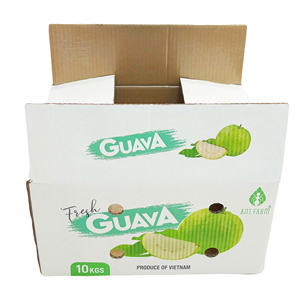 OEM 5mm Thick Corrugated Paper Recycled Materials Multicolor Square Folding Slotted Box with UV Coating for Juice <b>Packaging</b> - Product Image 3